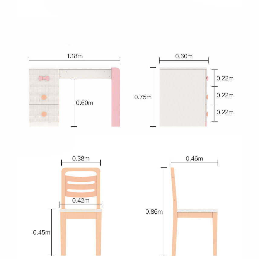 متاح الان مكتب منزلي للدراسة للأطفال مع كرسي اونلاين | بيوت