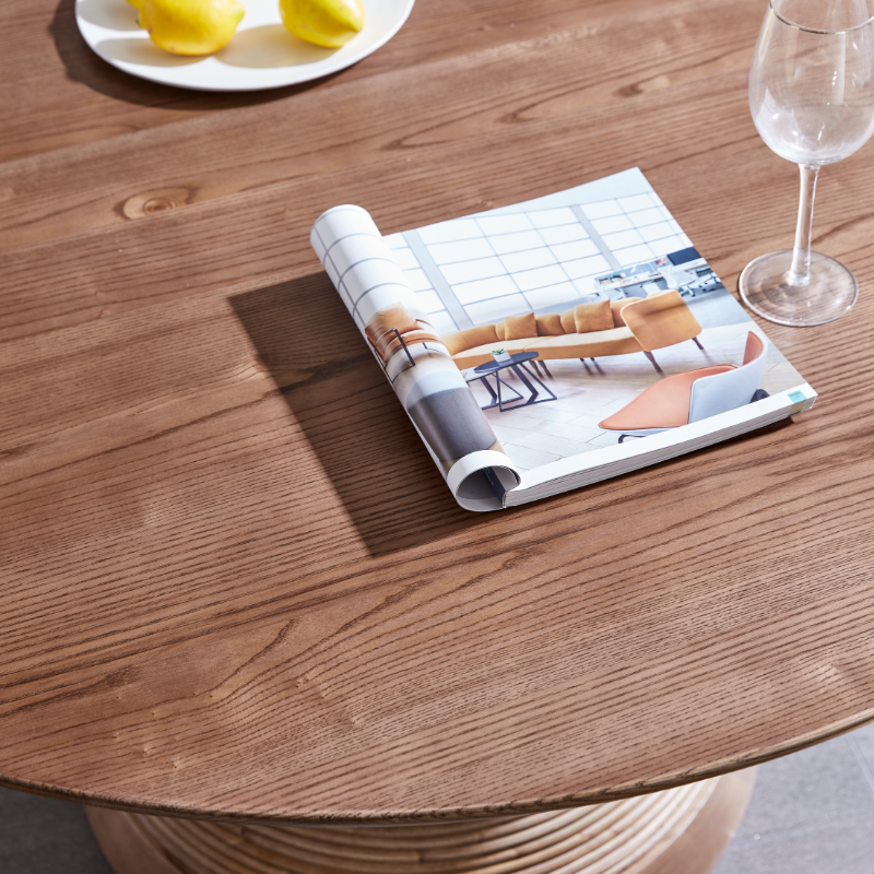 تصفح الان طاولة طعام مستديره خشبي عالية الجودة | بيوت