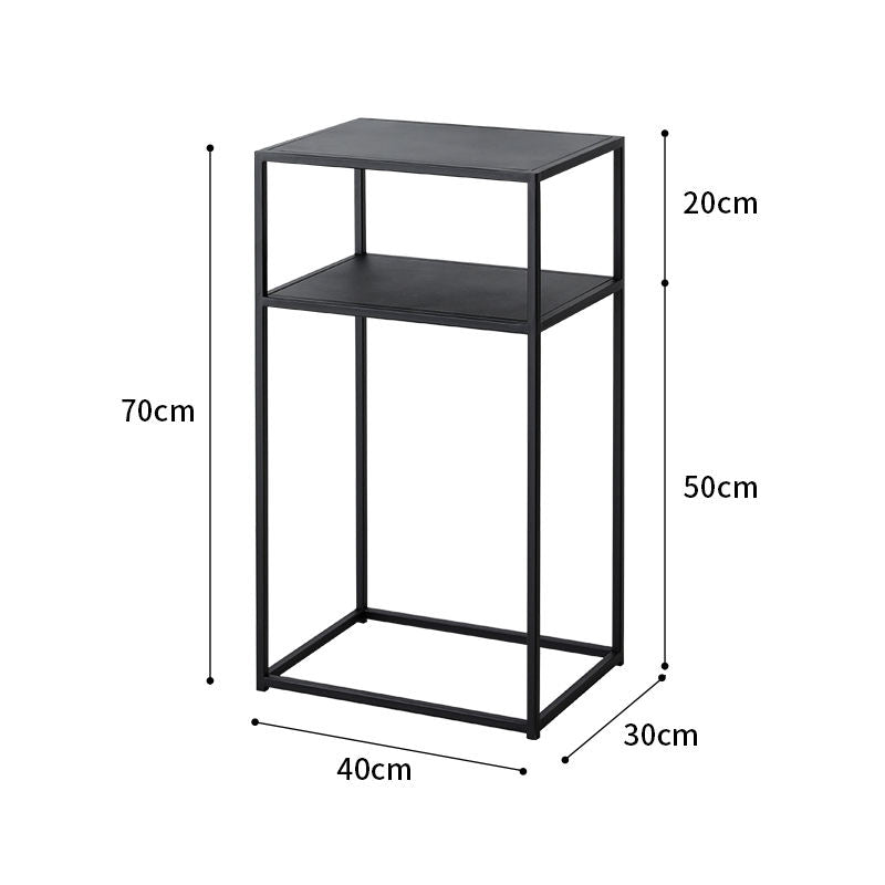 اشتري الان طاولة جانبية اسود برف مفتوح اونلاين | بيوت