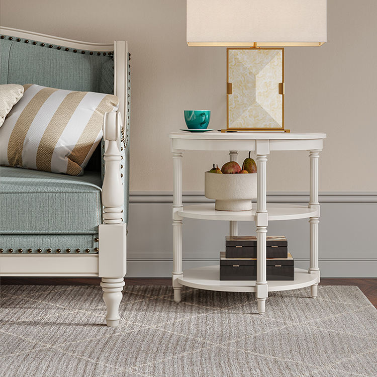 طاولة جانبية بثلاث ادوار