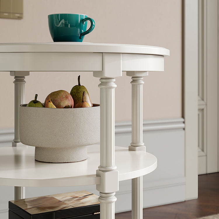 طاولة جانبية بثلاث ادوار