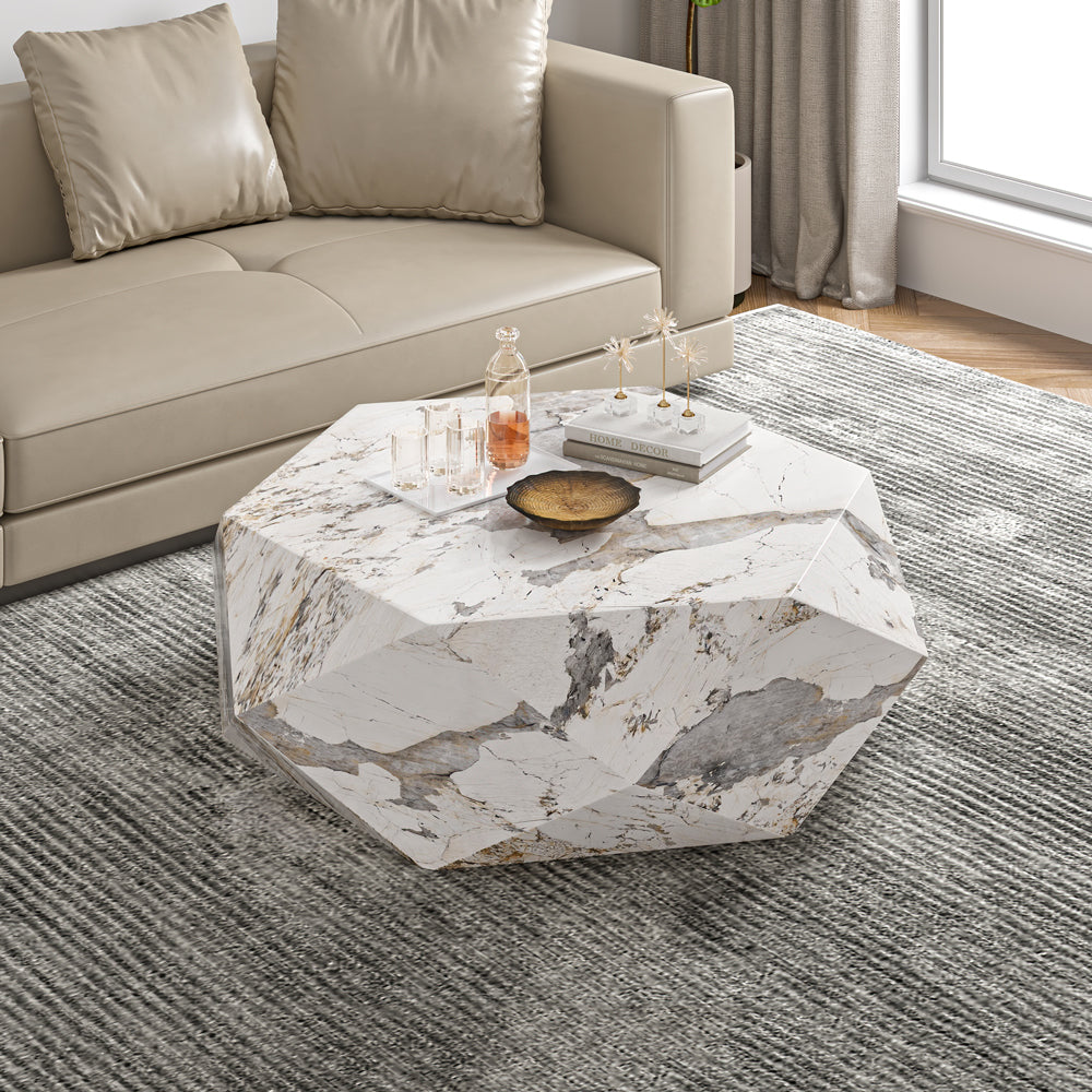 طاولة بشكل صخر بتصميم عصري و أنيق