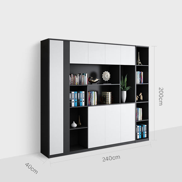 خزانة كتب بلونين مميزين