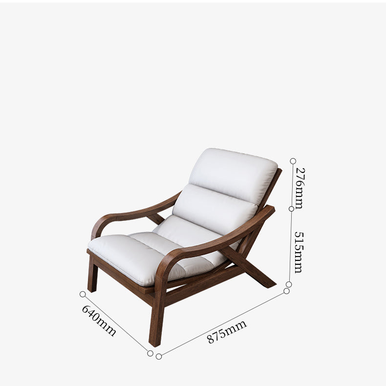 تصفح الأن كرسي استرخاء من الخشب باللون الأبيض اونلاين | بيوت
