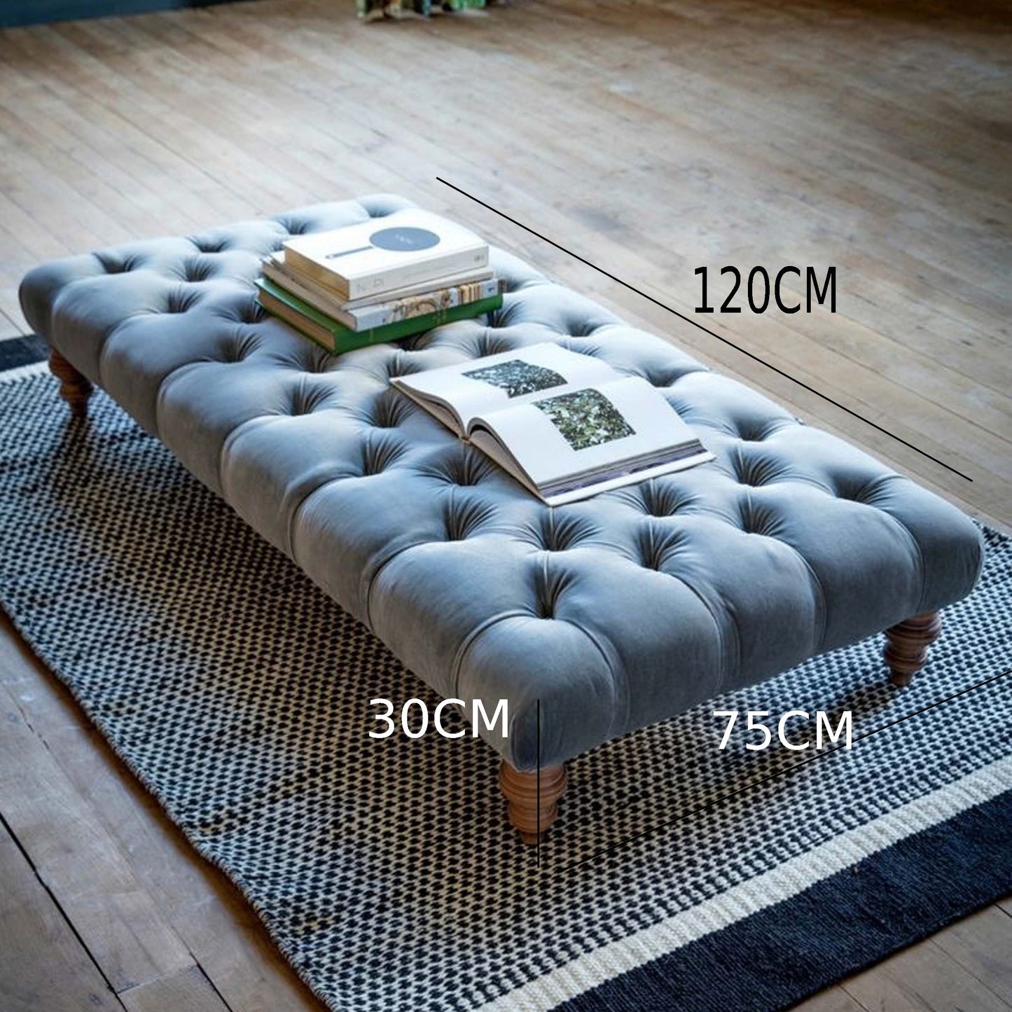 تصفح اونلاين بوف ارضي كابيتونية مستطيل الان من | بيوت