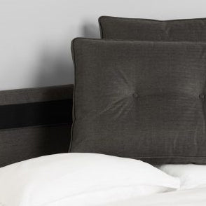 متوفر الان سرير نوم فاخر باللون الرمادي الغامق اونلاين | بيوت