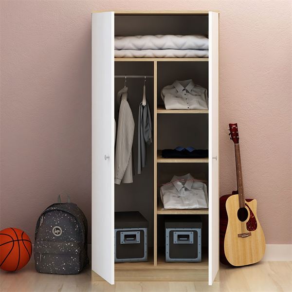 متاح الان دولاب ملابس من 4 رفوف وعلاقة ملابس اونلاين | بيوت