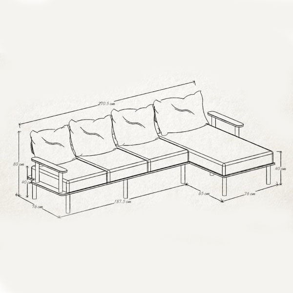 ركنة زاوية من خشب عالي الجودة