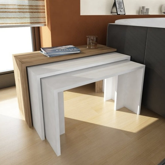 اشتري الان طاولات جانبية قابلة للطي مكونة من 3 طاولات | بيوت