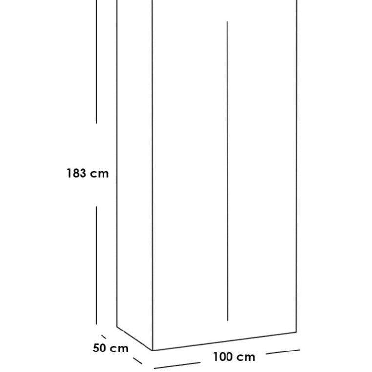 دولاب مكون من وحدتى تخزين
