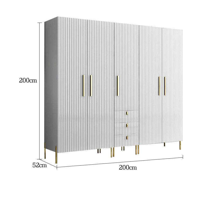 دولاب ملابس بخمس ابواب وادراج للتخزين