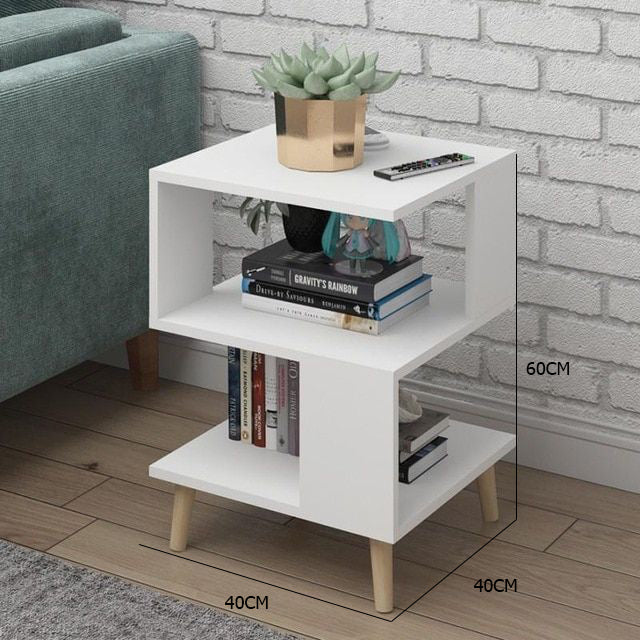 طاولة جانبية ب 2 مستوي