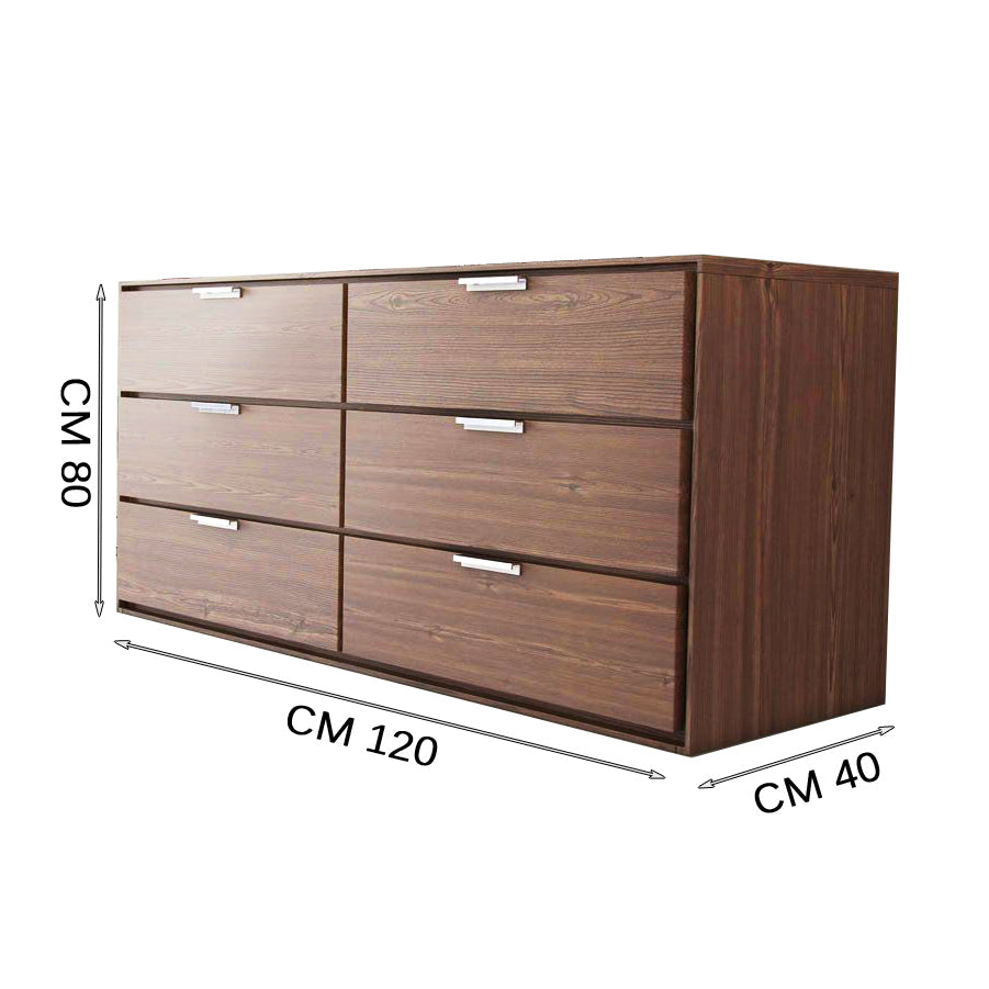 متاح الان وحدة أدراج باللون البني من الخشب اونلاين | بيوت