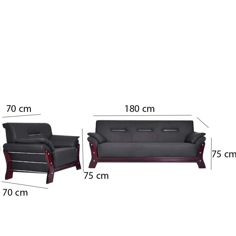 تصفح الان طقم كنب ثلاث قطع من خشب الزان اونلاين من | بيوت