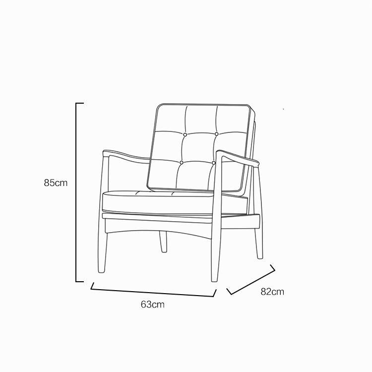 اشتري الان كرسي جلد مفرد تصميم انيق بلونين مميزين | بيوت