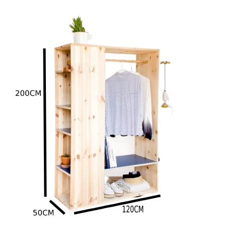 متوفر الان دولاب ملابس صغير مفتوح بارفف وعلاقة ملابس | بيوت