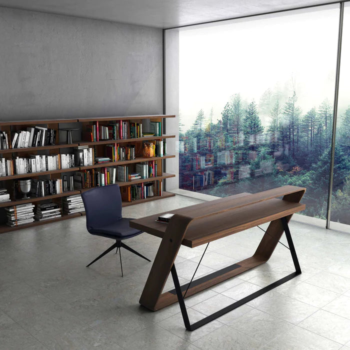 مكتب للعمل بتصميم هندسي مبتكر