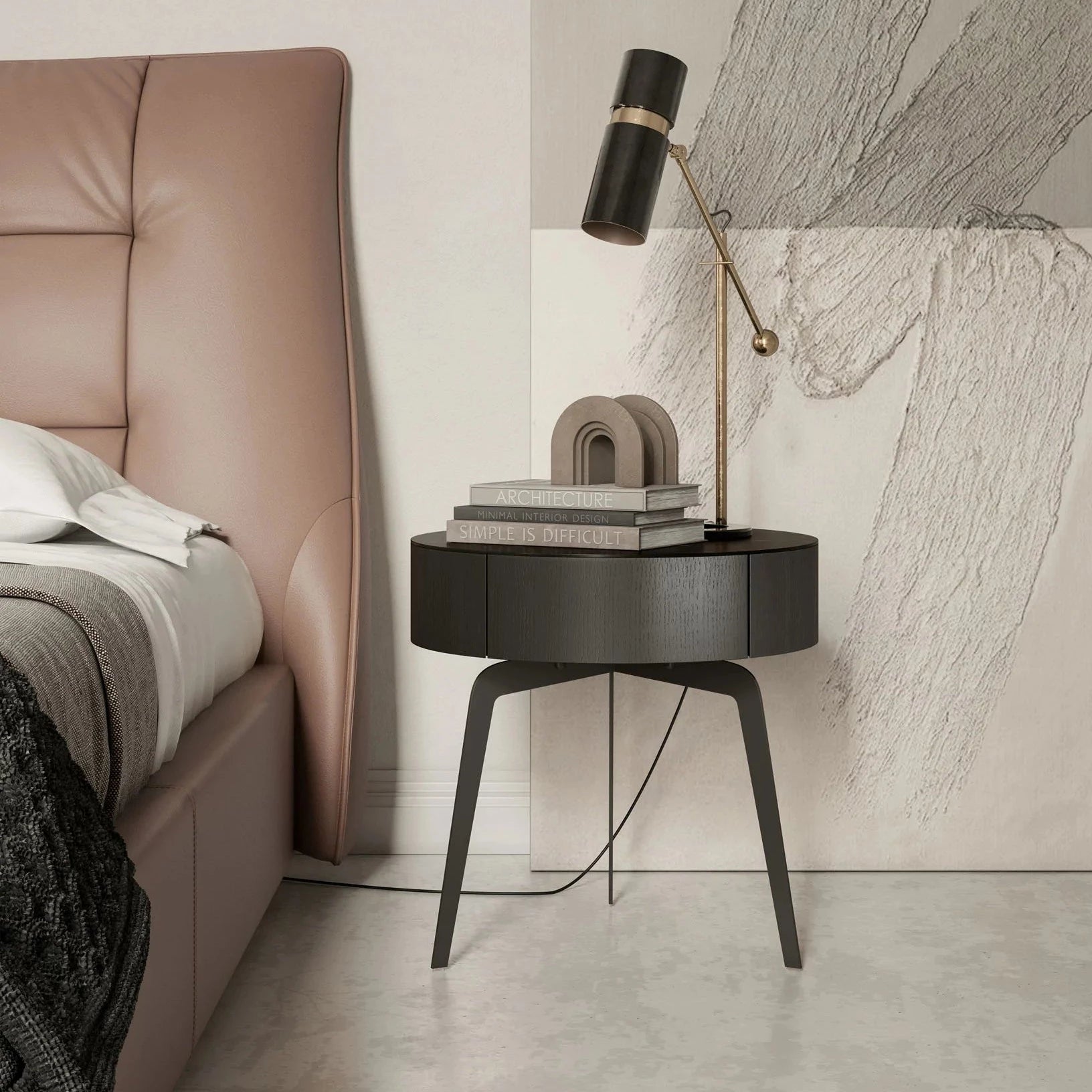 اكتشف الان طاولة جانبية حديثة مزودة بدرج اونلاين | بيوت