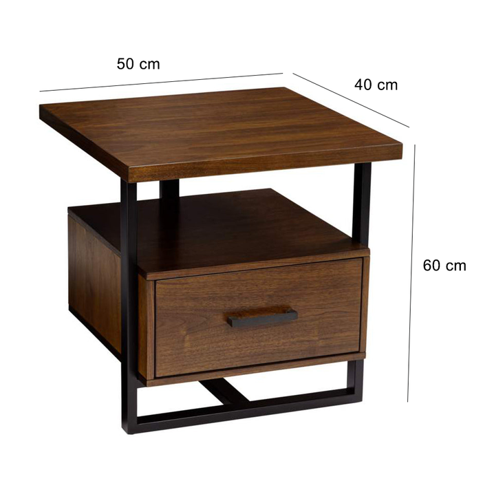 طاولة جانبية بدرج من الاسفل