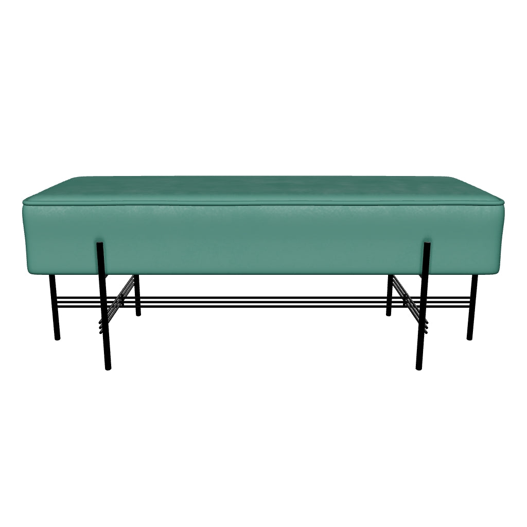 احصل الان علي بوف مستطيل فاخر باللون الأخضر من | بيوت