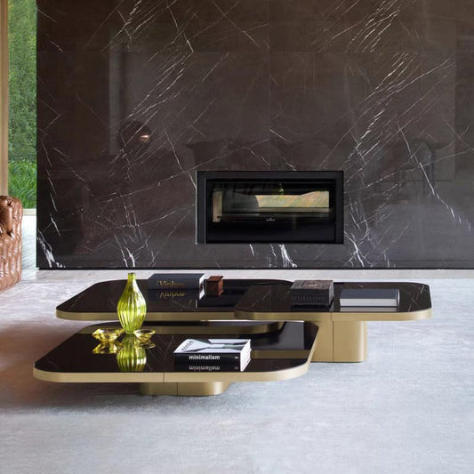 طاولة قهوة زجاجية