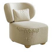 Daphne oyster armchair