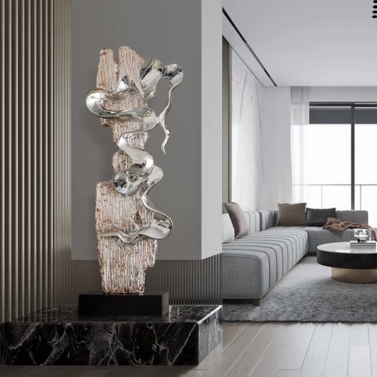 ديكورات فن النحت التجريدي