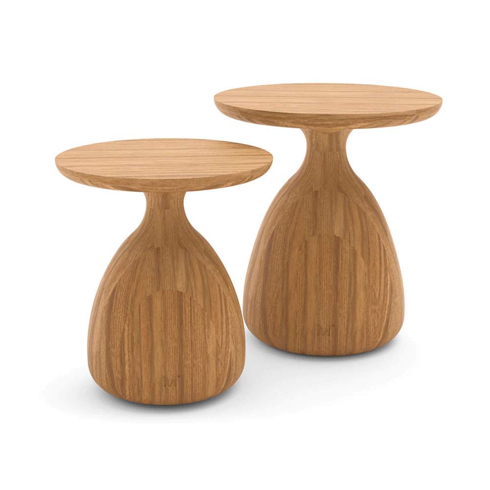 طاولة جانبية خشبية معاصرة
