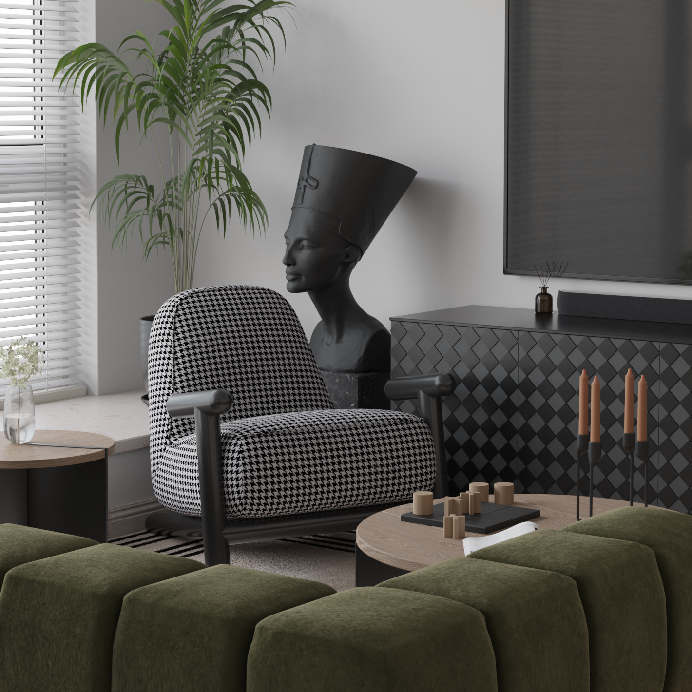 كرسي استرخاء بنمط اوروبي معاصر