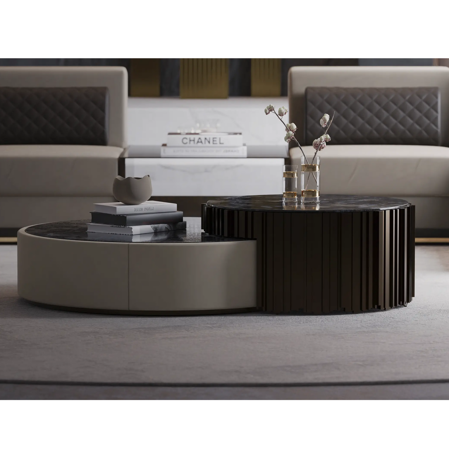 طاولة قهوة بتصميم مودرن فاخر