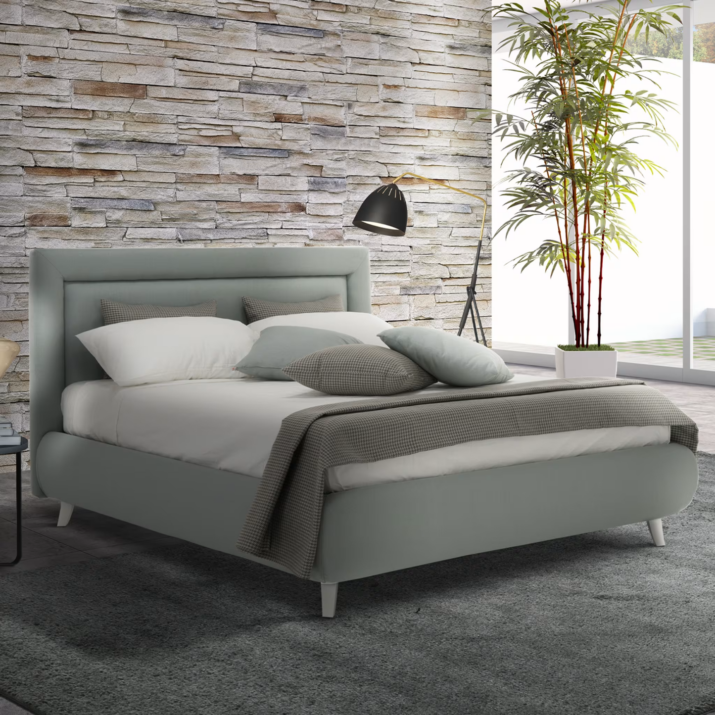 سرير بتصميم معاصر فاخر