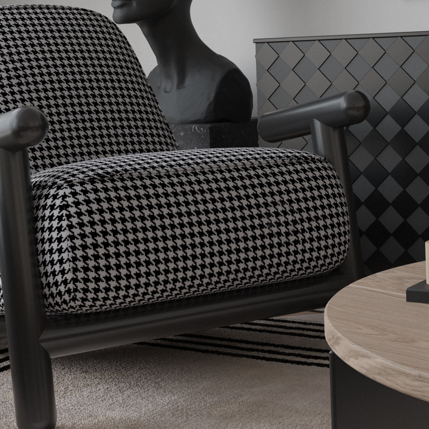 كرسي استرخاء بنمط اوروبي معاصر