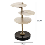 Oak 06 bronze side table