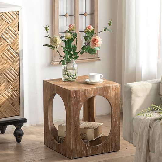 طاولة قهوة خشب