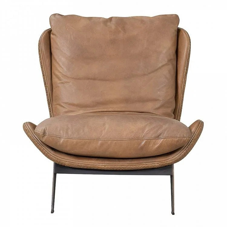 كرسي جلد حديث