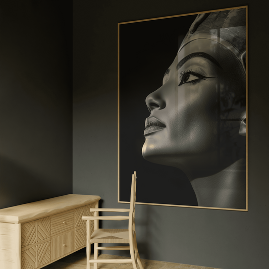لوحة فنية لظل نفرتيتي