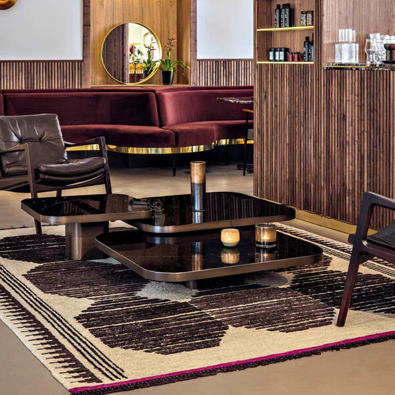 طاولة قهوة زجاجية