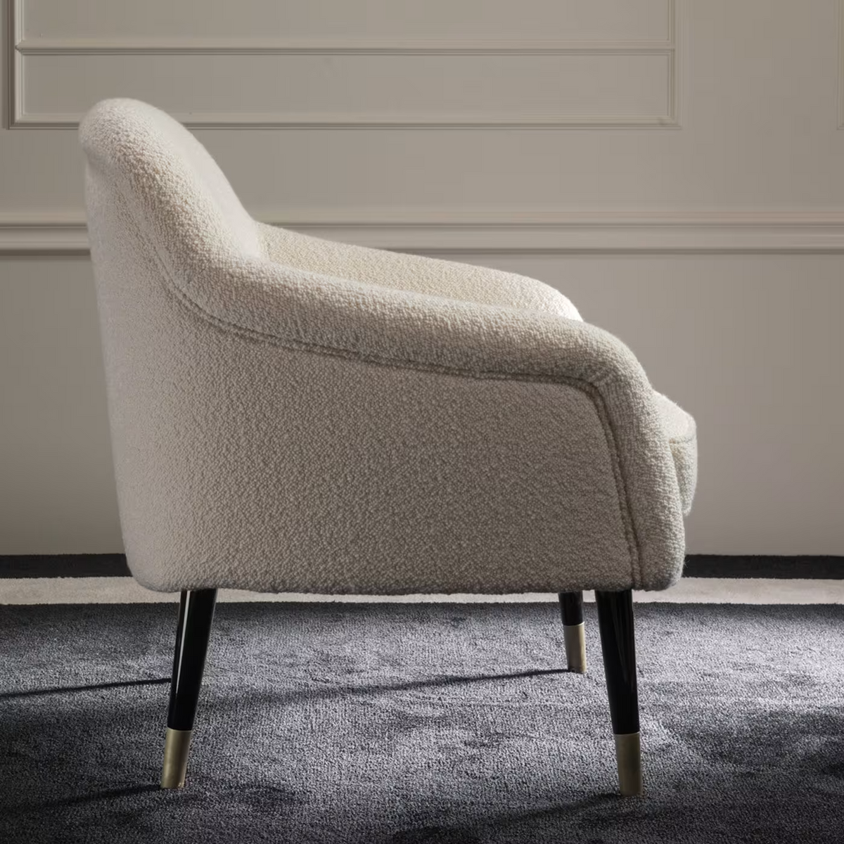 Bernadette white armchair