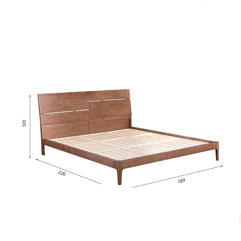 سرير خشبي تصميم حديث