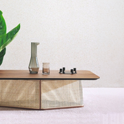 luxurious rattan table set