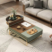 طاولة قهوة تصميم حديث مع درج