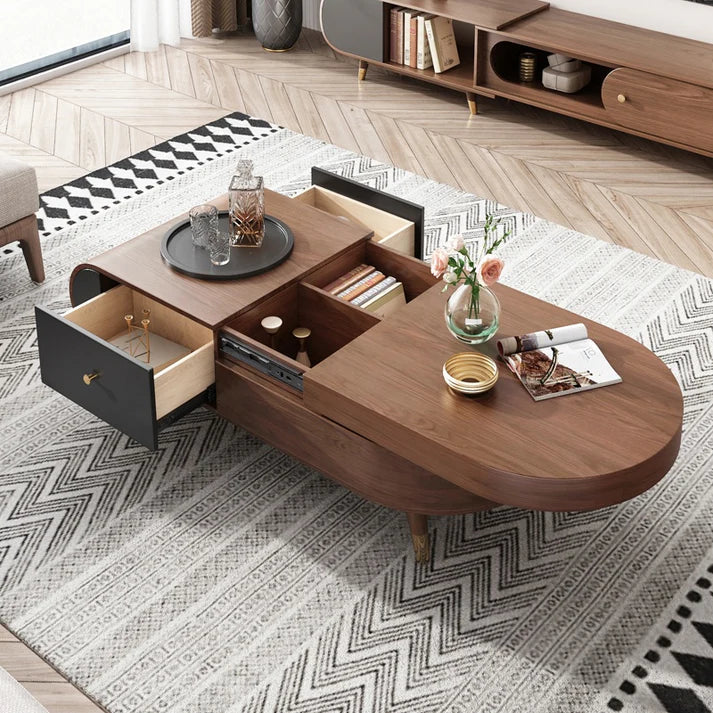 طاولة قهوة حديثة متعددة الاستخدامات