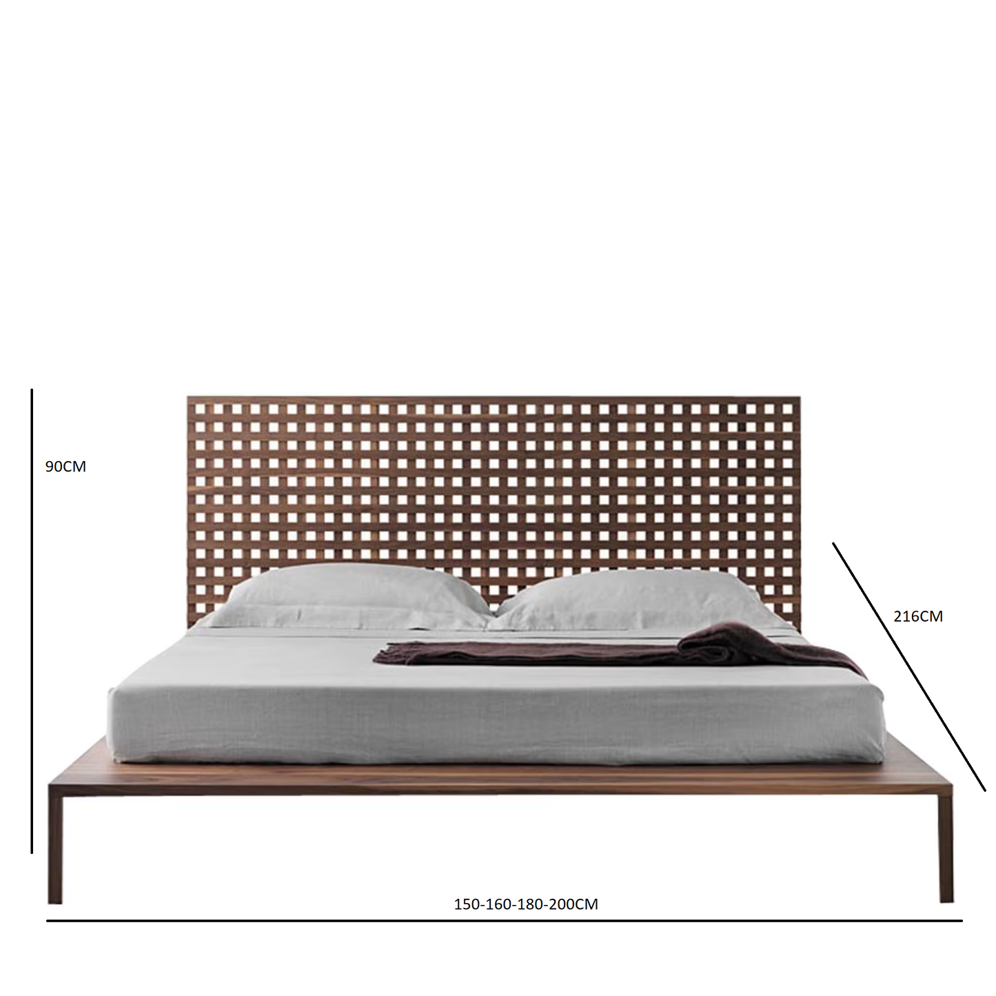 سرير بتصميم انيق