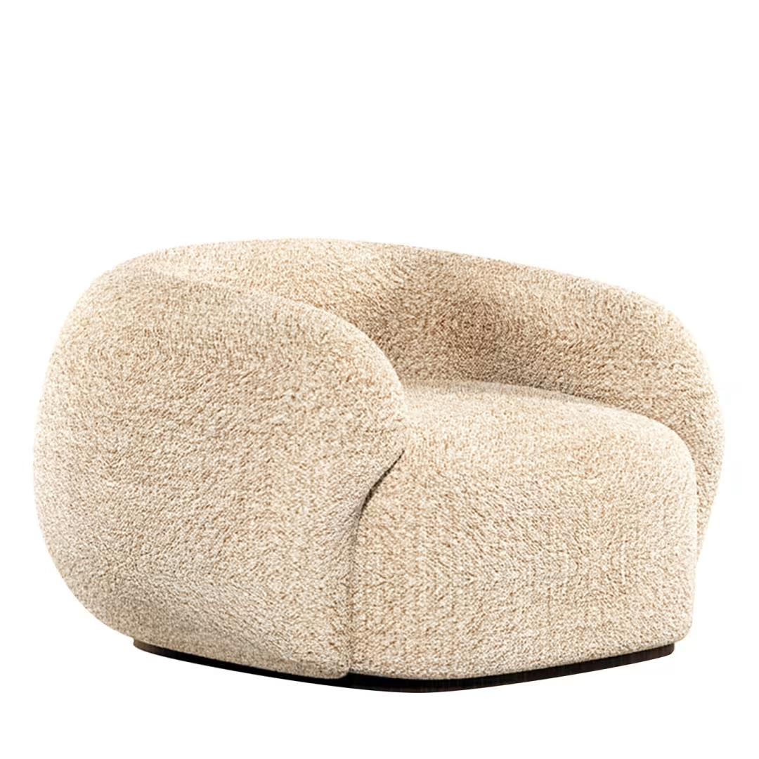 Coral white armchair