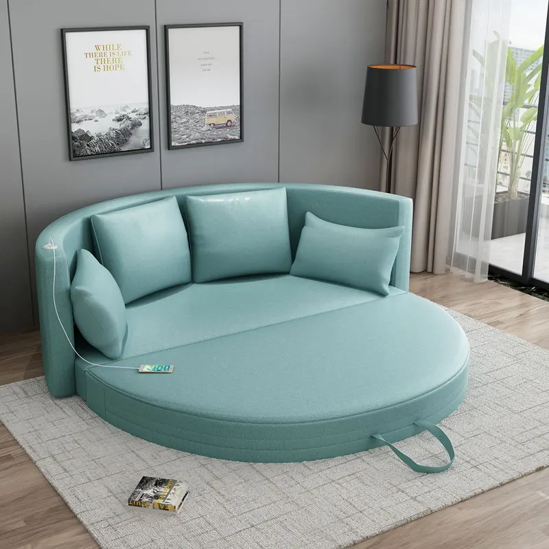 Resplendent Design Enduring Leather Sofa Bed
