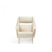 Richard white armchair