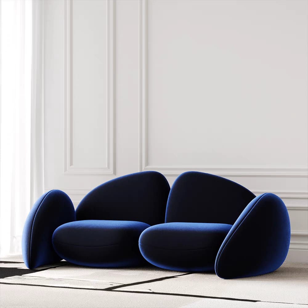 Elegant design double sofa