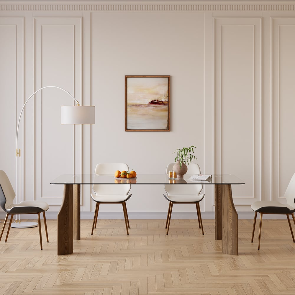 Glass Harmony Dining Table