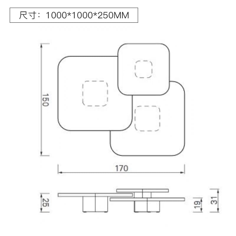 طاولة قهوة زجاجية