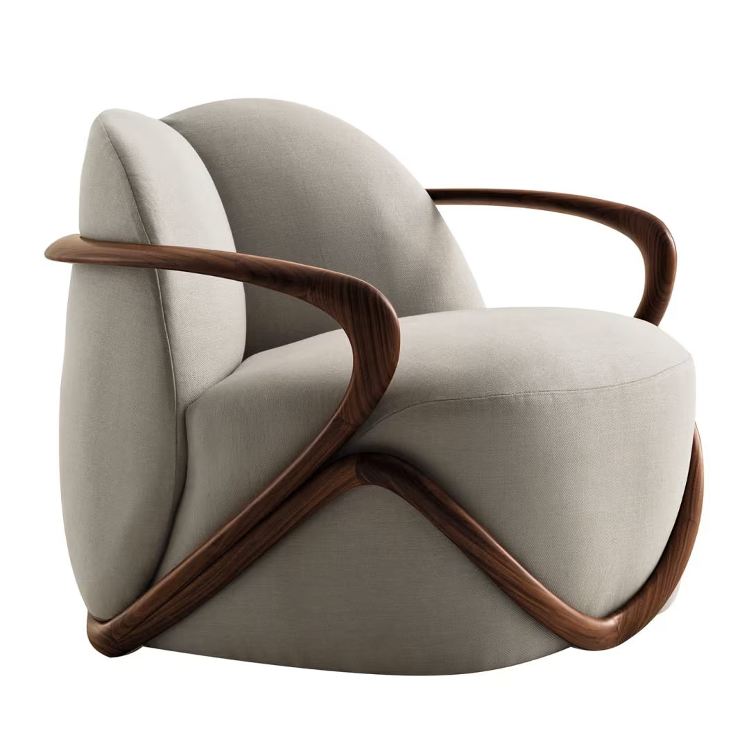 Hug armchair